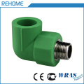 All Types of PPR Plastic Pipe Fittings Factory 90deg Elbow